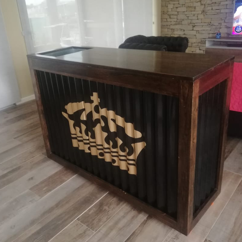 barra bar living mesada